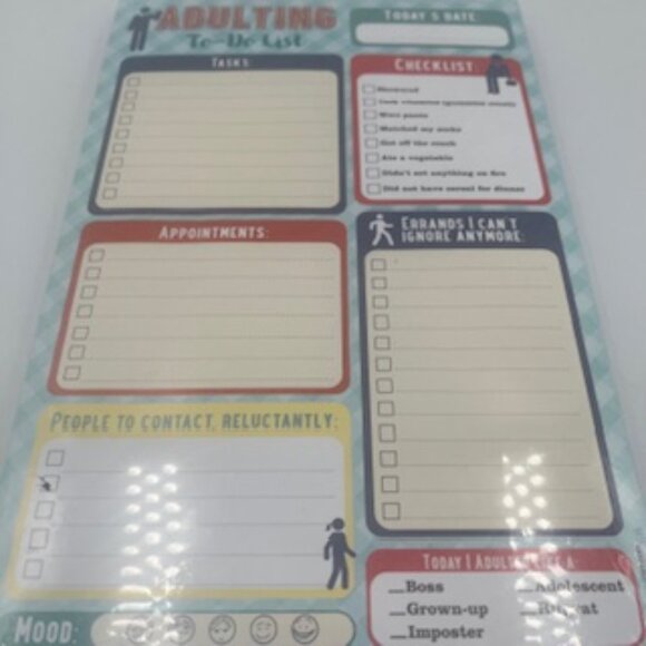NEW ADHD Planner And Adulting To Do List Daily Weekly Scheduling Task appointmnt - Picture 5 of 8